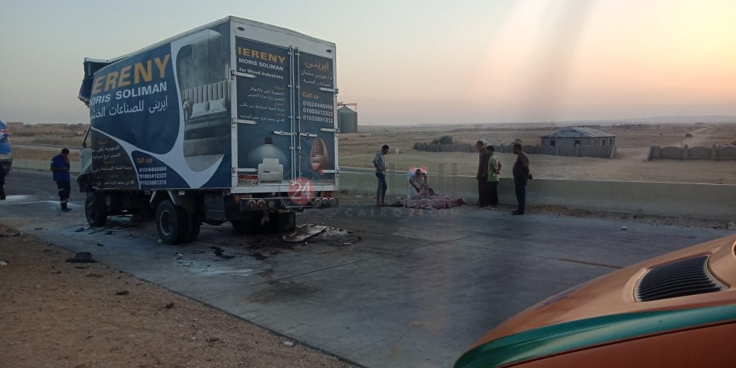 مصرع شخصين وإصابة آخر في حادث تصادم بالفيوم