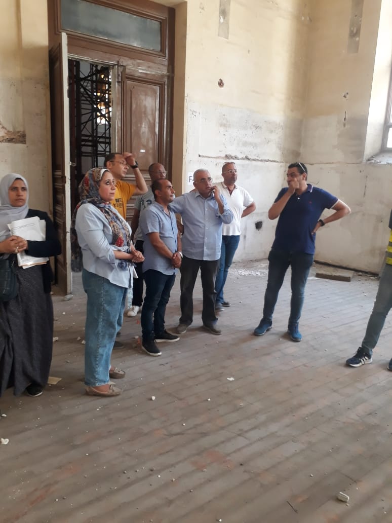 مدير آثار الإسكندرية يتفقد محكمة الحقانية 