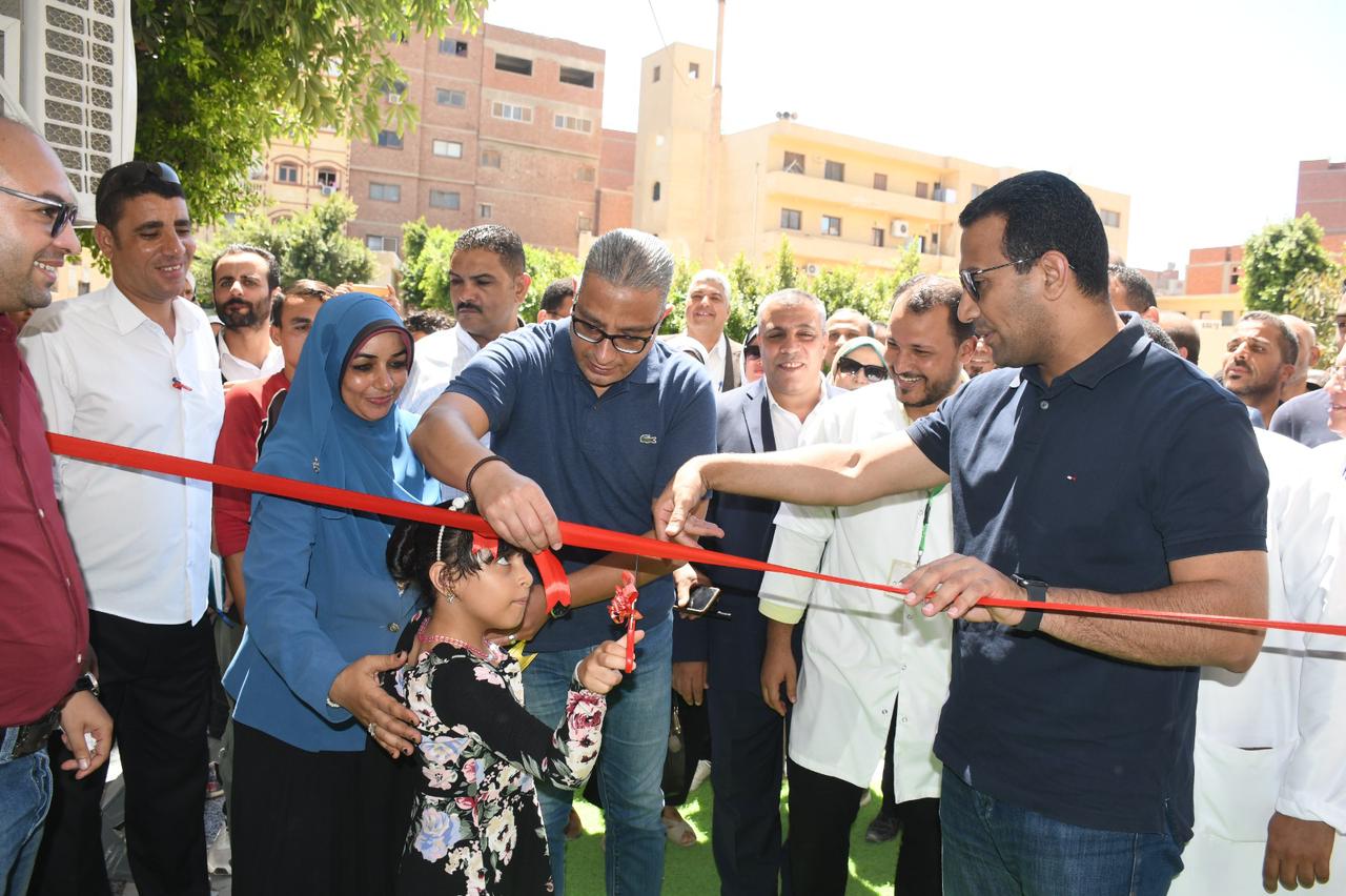 محافظ الفيوم يفتتح قسم الأشعة المقطعية الجديد بمستشفى أبشواي المركزي