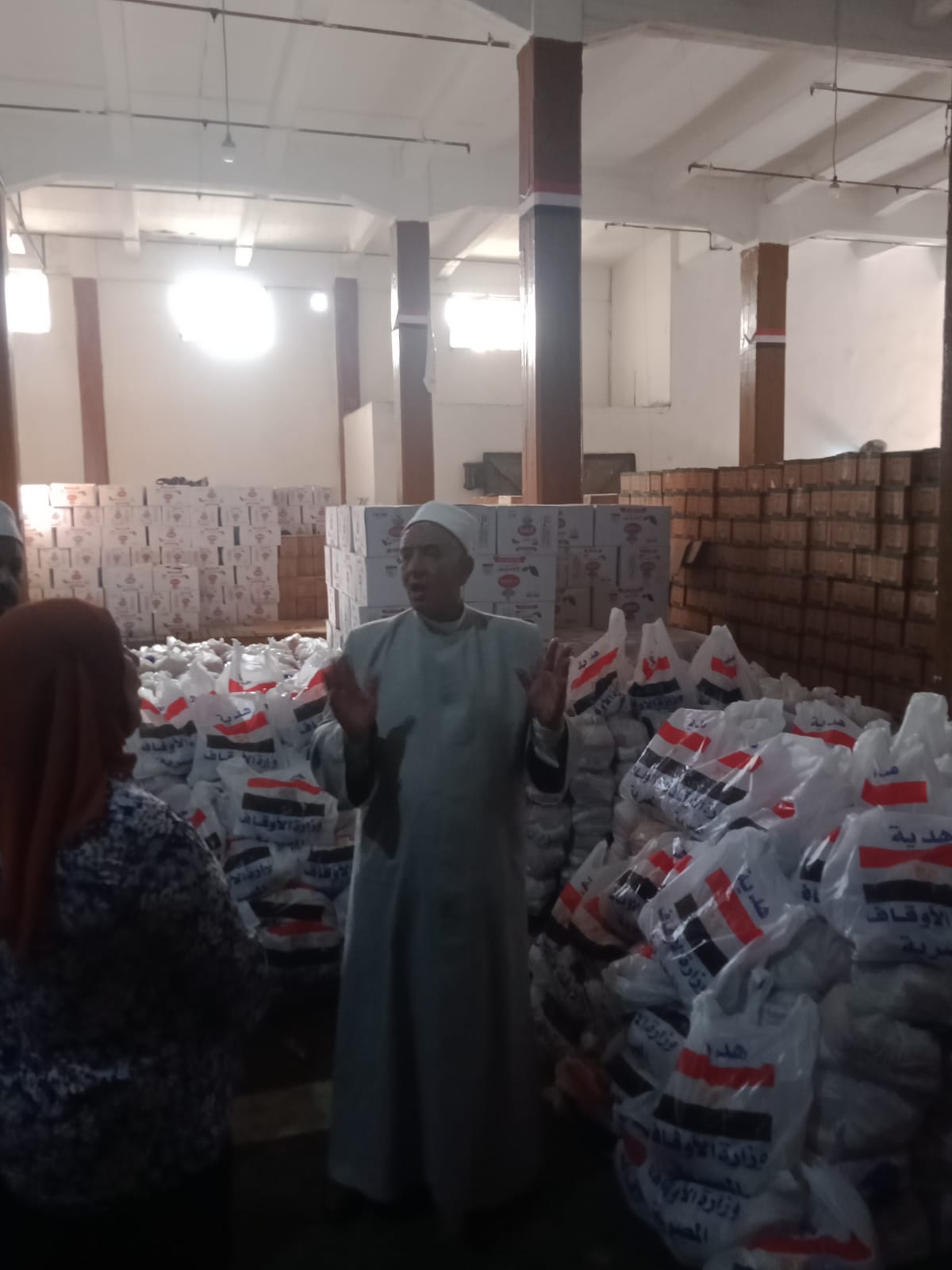 أوقاف الإسكندرية يسلم 1000 شنطة لمديرية التضامن 1