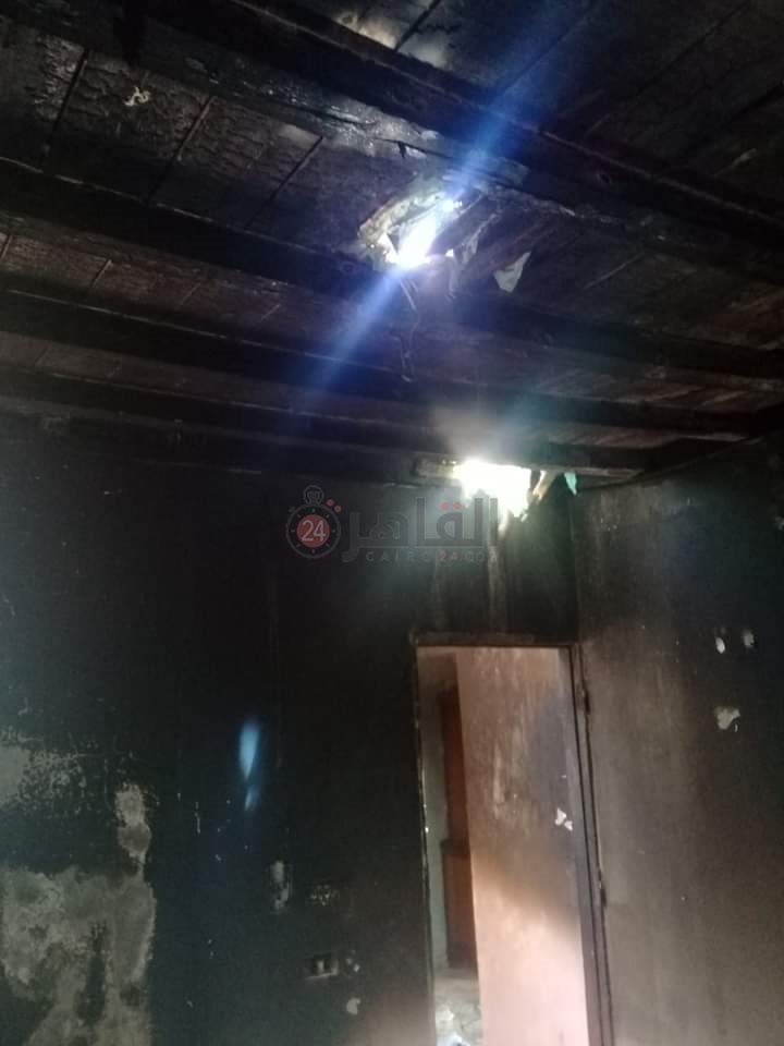  اندلاع حريق في منزل بالفيوم