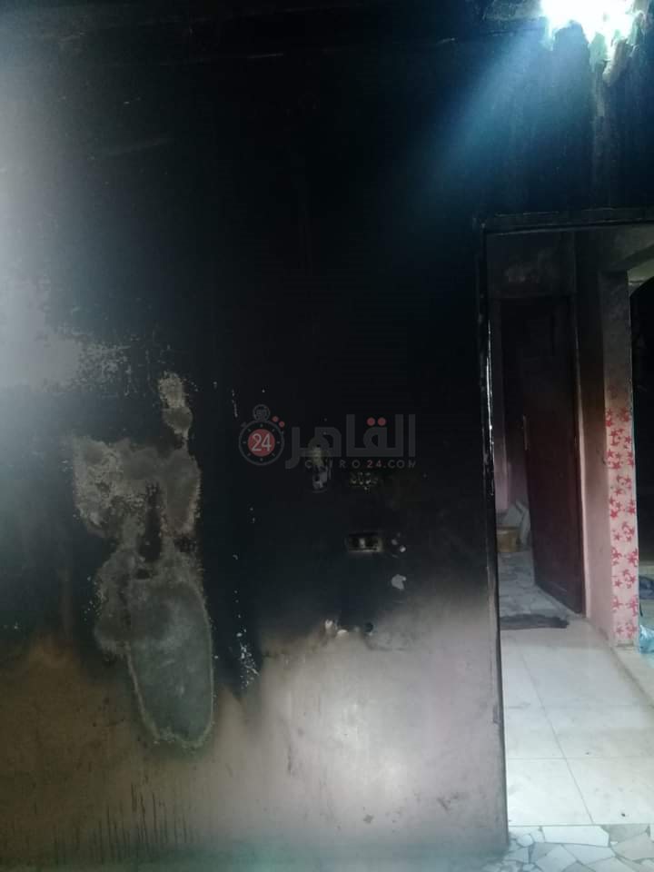  اندلاع حريق في منزل بالفيوم