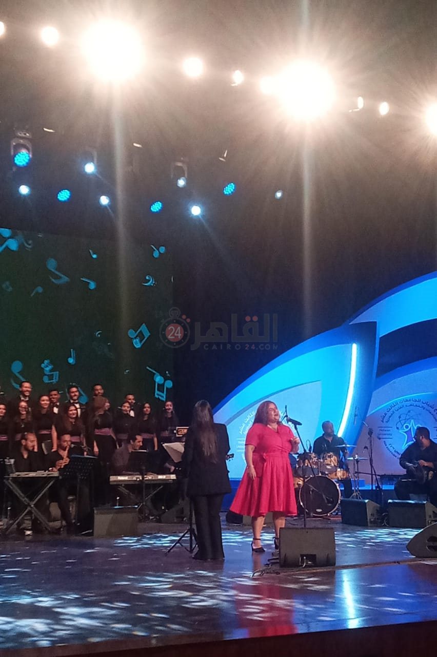  طلاب حلوان يبدعون خلال حفل ختام أسبوع شباب الجامعات