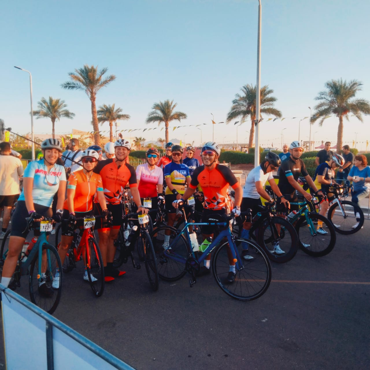 انطلاق سباق شرم الشيخ الدولي للدراجات