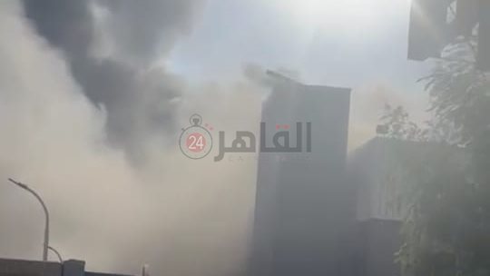 حريق مصنع تكييفات في 6 أكتوبر