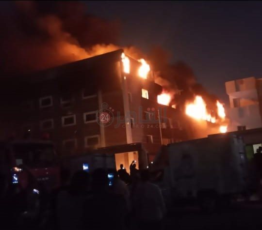 حريق مصنع تريكو أي بي أي