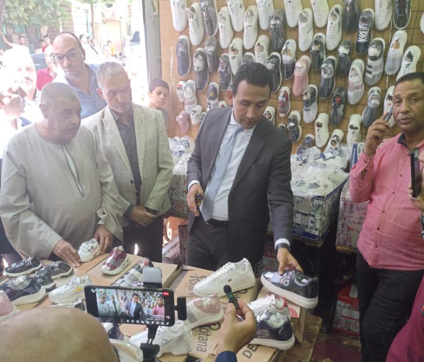 نائب محافظ الفيوم يفتتح معرض أهلاً مدارس بأبشواي