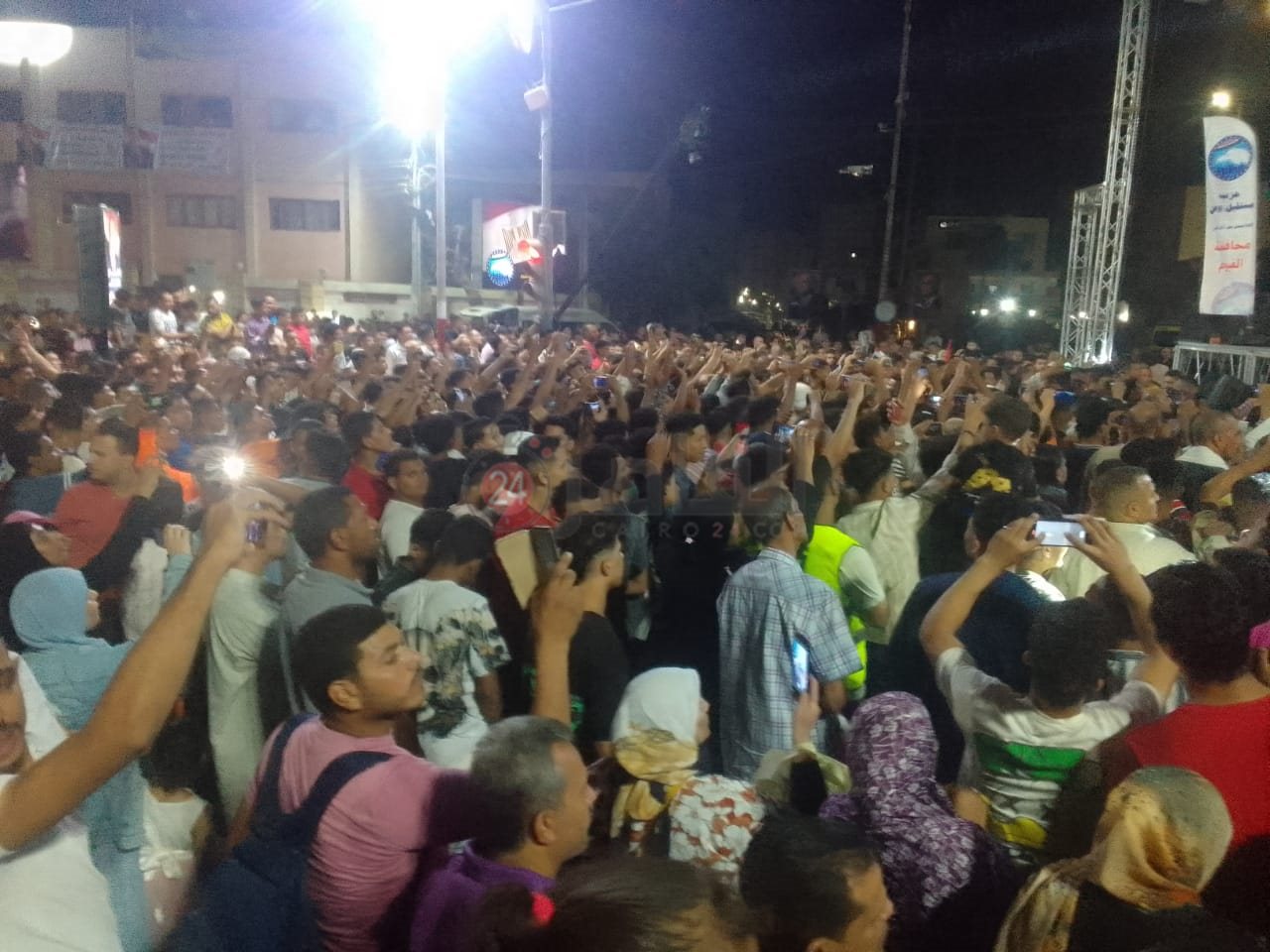 فرحة أهالي الفيوم  بإعلان الرئيس السيسي  ترشحه لفترة رئاسية جديدة