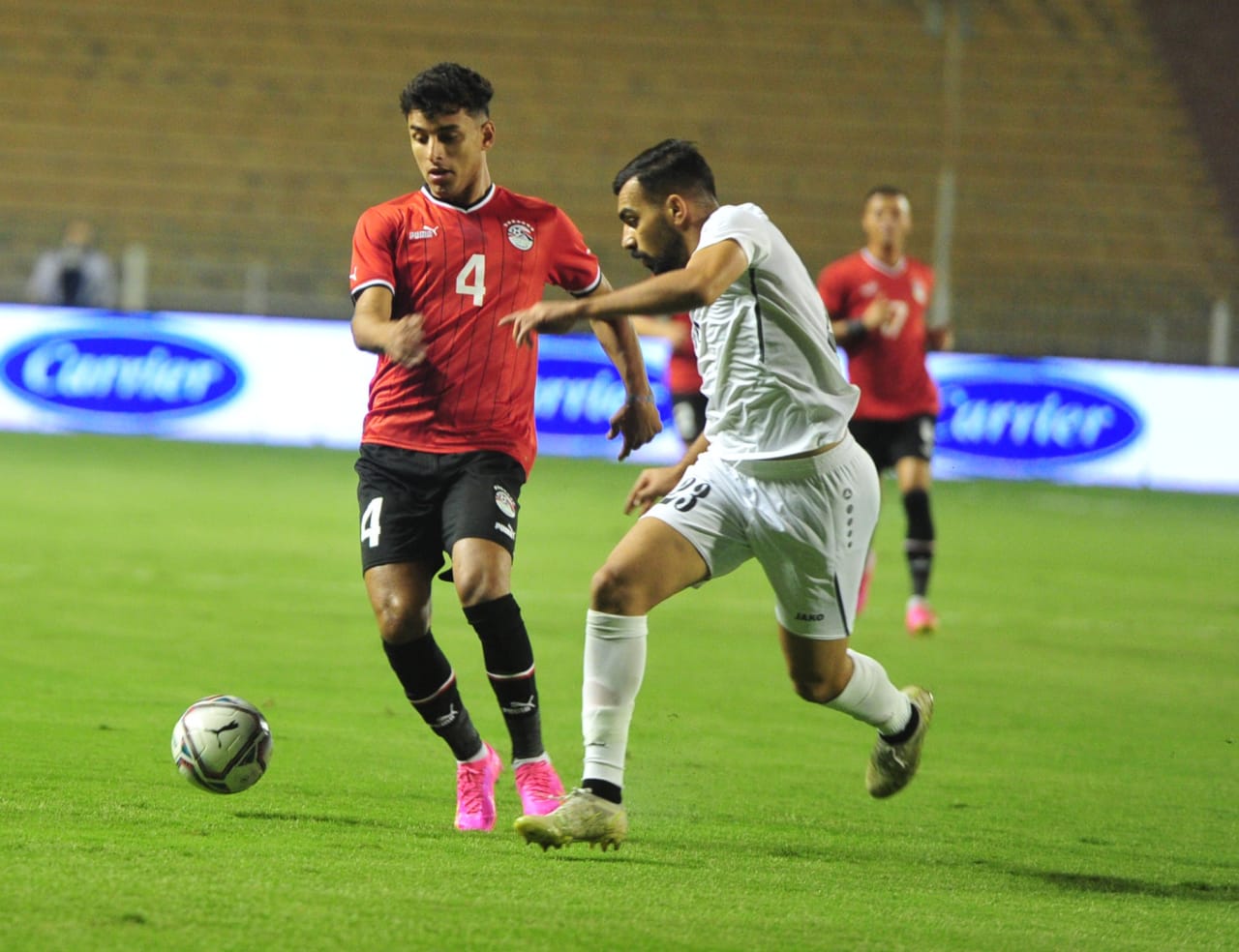 مباراة المنتخب الأولمبي والأردن الودية (14)