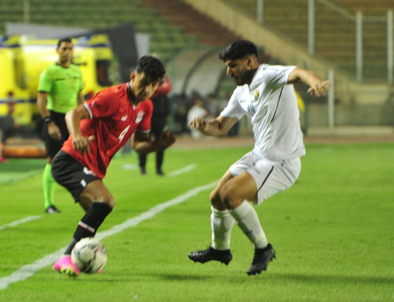 مباراة المنتخب الأولمبي والأردن الودية (21)