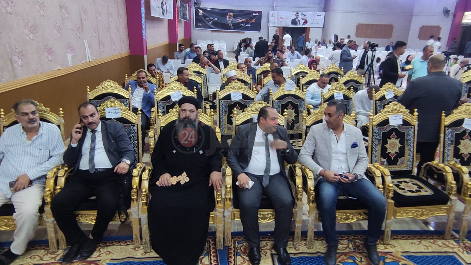 استعدادات استقبال المرشح الرئاسي فريد زهران بالمنوفية