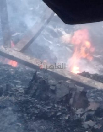 حريق مصنع المرج