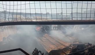 حريق مصنع المرج