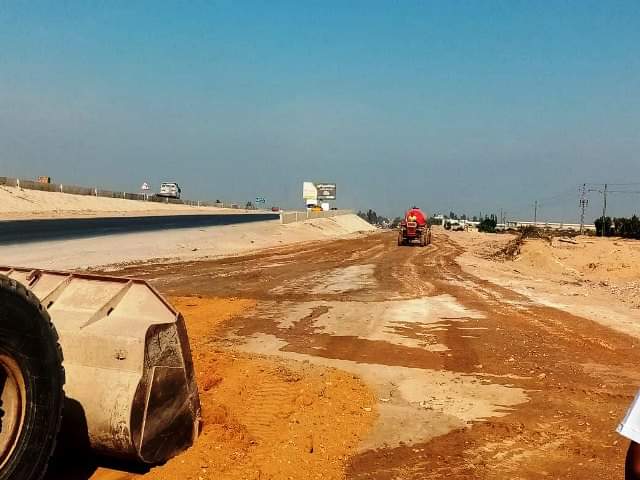 توسعة مداخل ومخارج منطقة الزوامل الصناعية 4