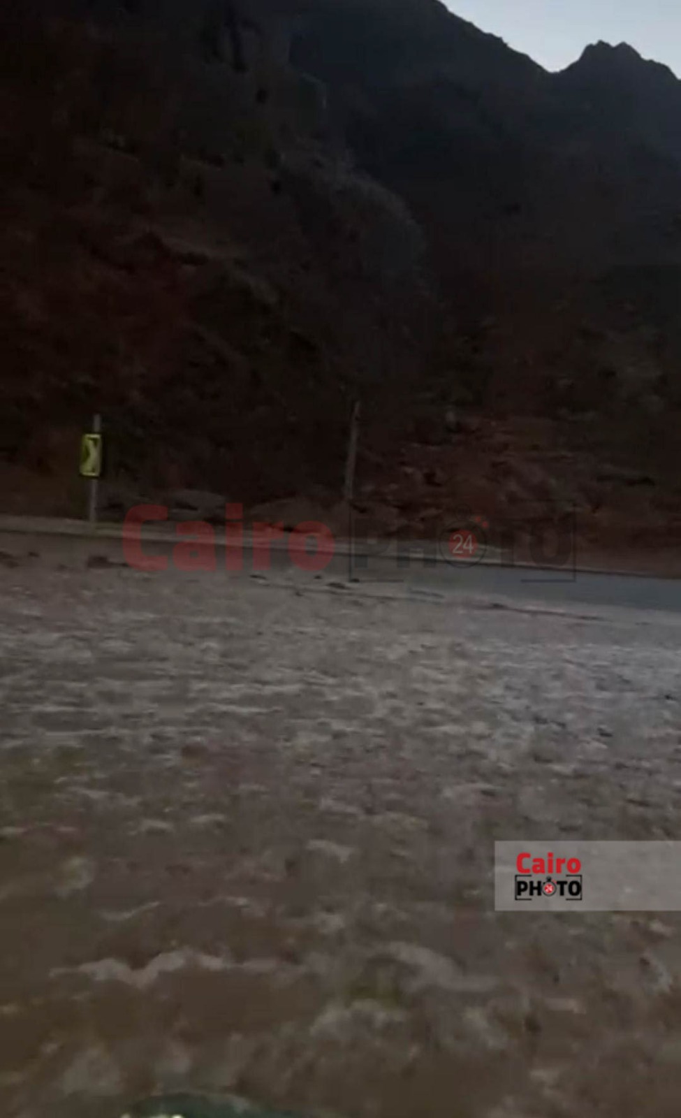 السيول والأمطار تضرب وديان جنوب سيناء 