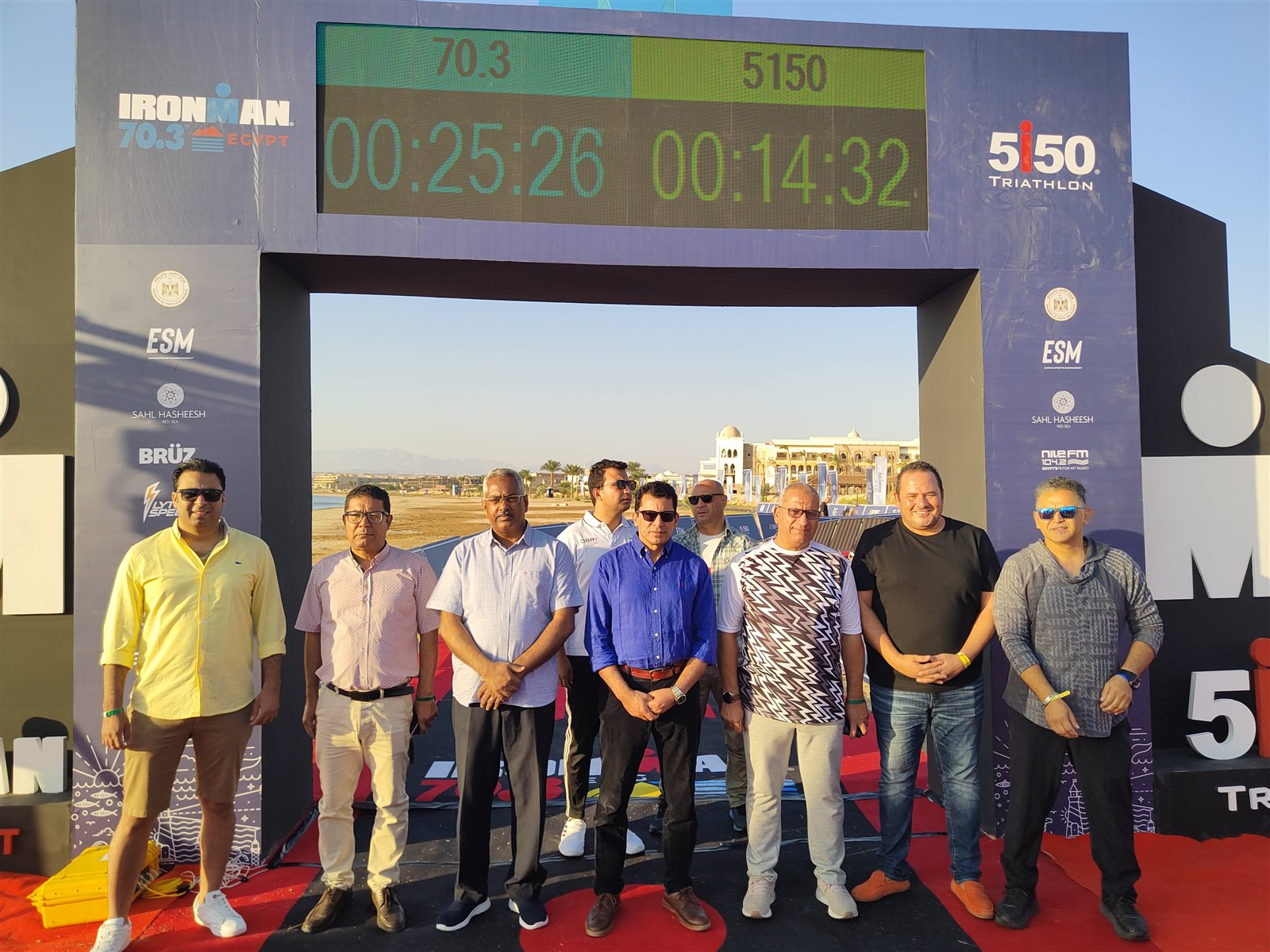 وزير الشباب والرياضة يشهد انطلاق فعاليات بطولة الرجل الحديدي بالغردقة| صور