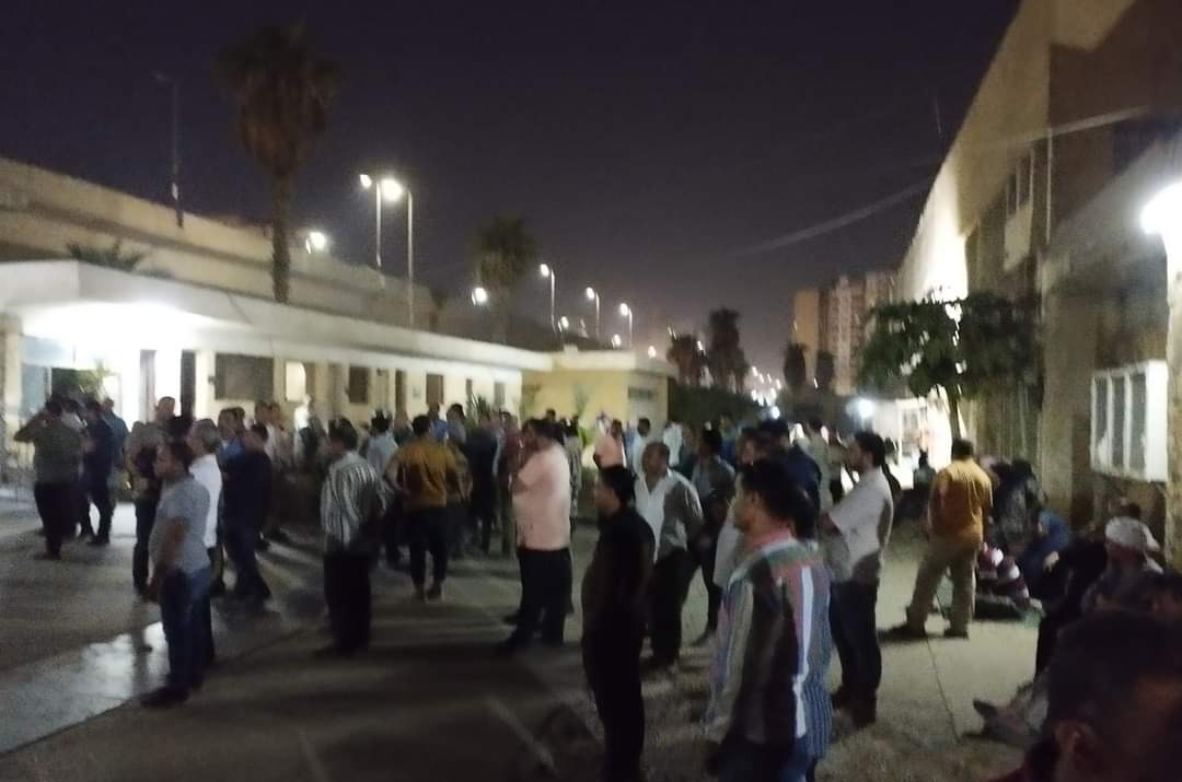 اعتصام عمال الشركة الشرقية للغزل والنسيج 04