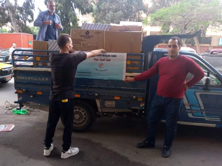 قوافل الصيادلة لغزة 