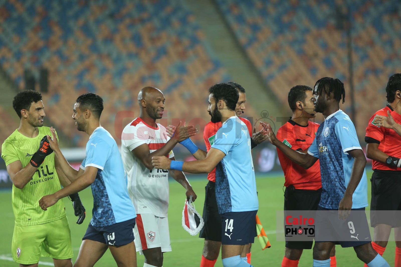 مباراة الزمالك وبيراميدز (2)