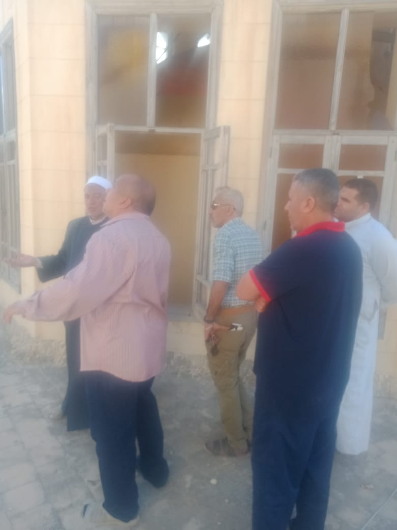 وكيل أوقاف الإسكندرية يتفقد المساجد استعدادا للشتاء