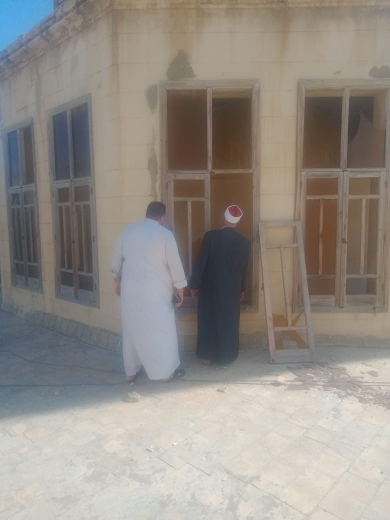 وكيل أوقاف الإسكندرية يتفقد المساجد استعدادا للشتاء