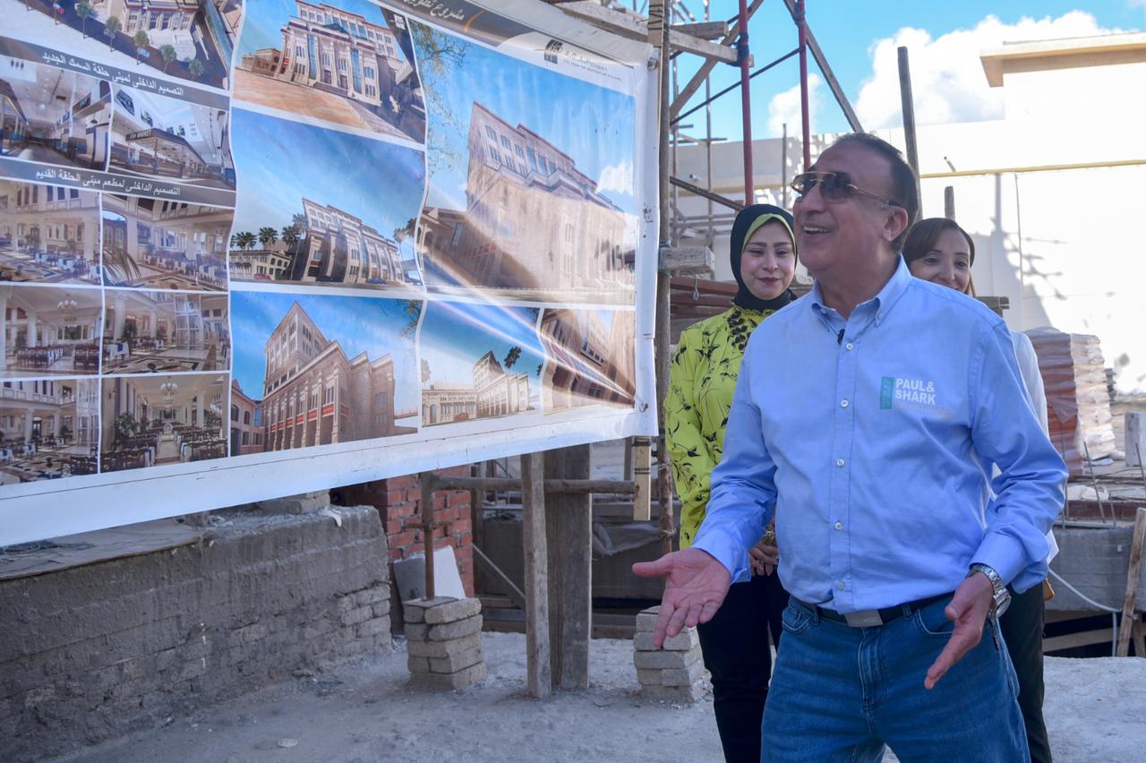 محافظ الإسكندرية يتفقد مشروع حلقة السمك 