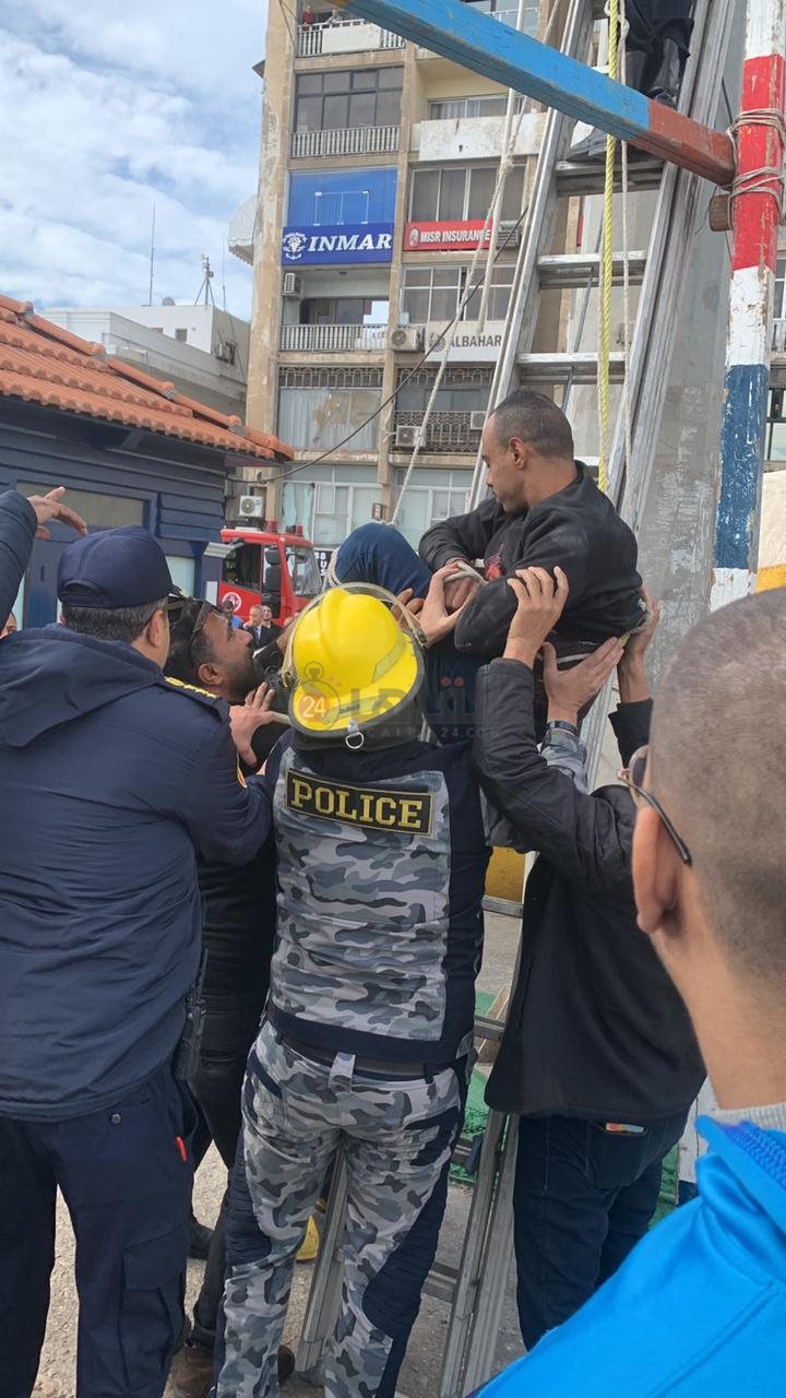 نجاح الحماية المدنية في انقاذ الشخص