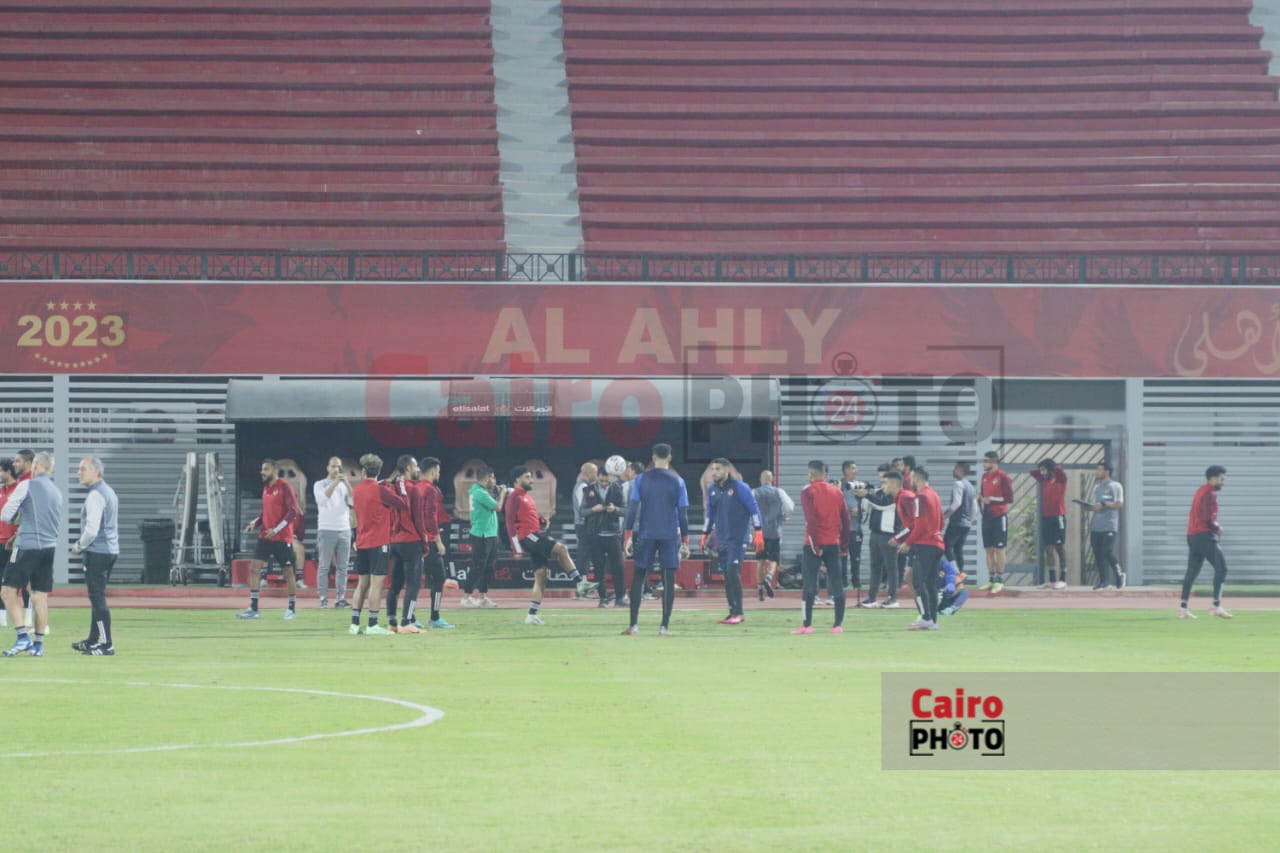 مران الأهلي الختامي قبل مواجهة ميدياما الغاني (2)