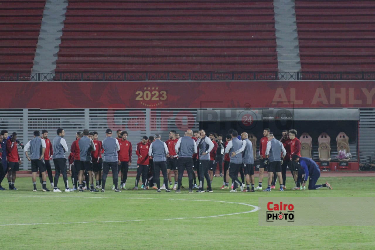 مران الأهلي الختامي قبل مواجهة ميدياما الغاني (4)