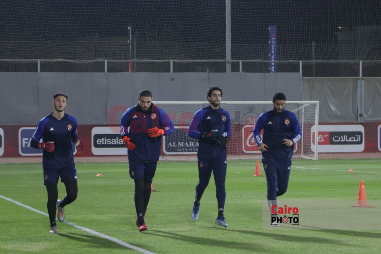 مران الأهلي الختامي قبل مواجهة ميدياما الغاني (7)