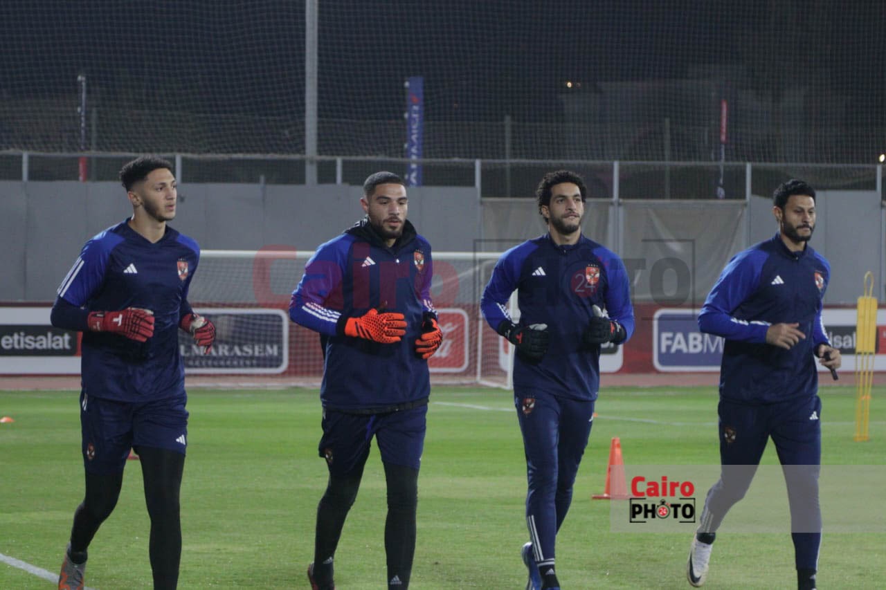 مران الأهلي الختامي قبل مواجهة ميدياما الغاني (14)