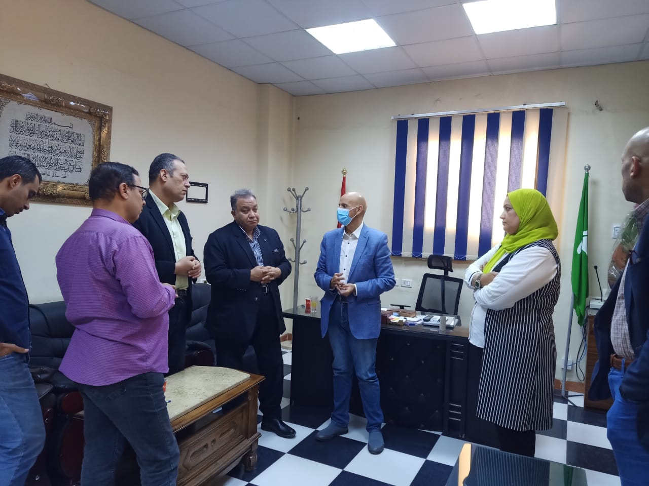 وكيل وزارة الصحة خلال تفقد مستشفى بلبيس المركزي 07