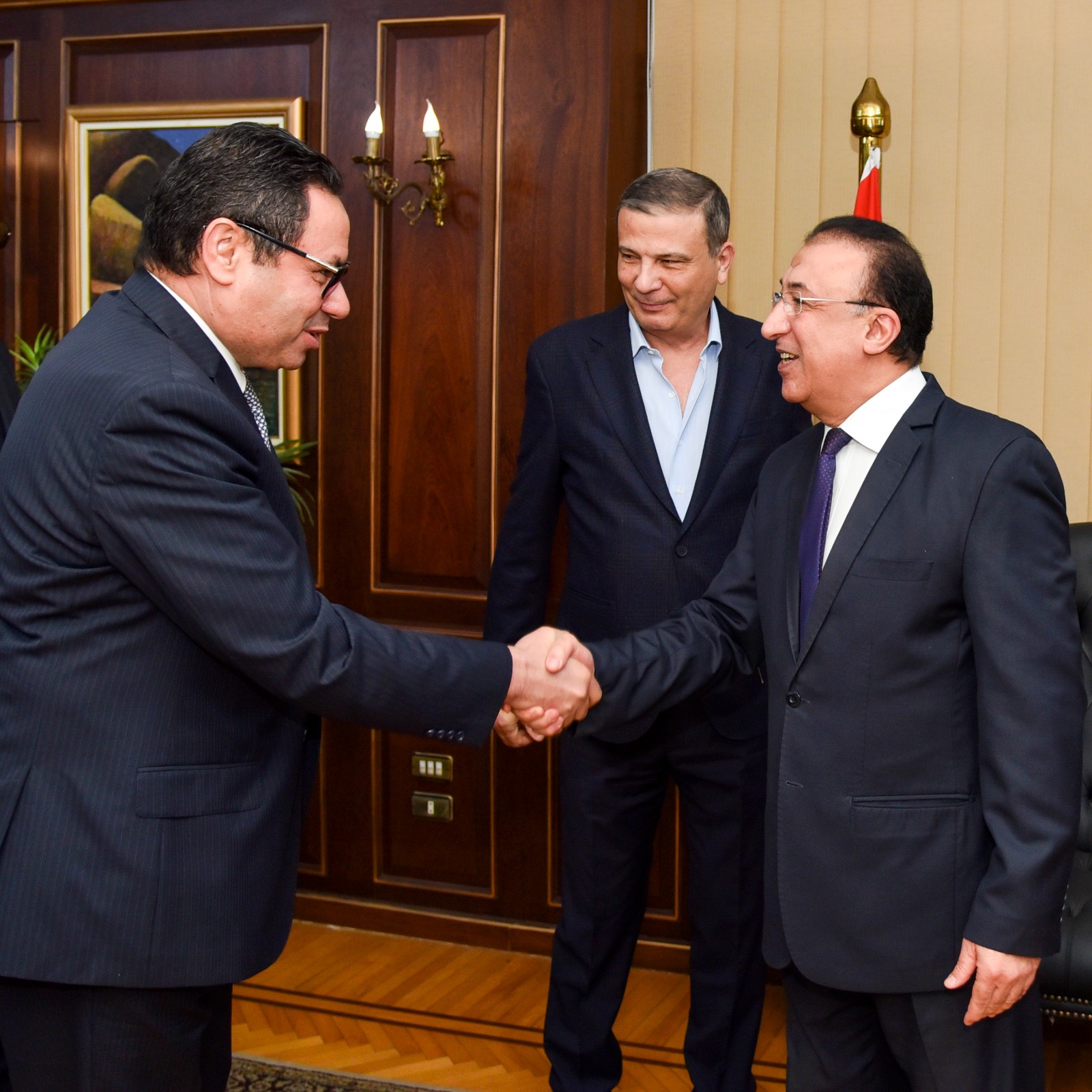 محافظ الإسكندرية يستقبل رئيس البنك الزراعي 