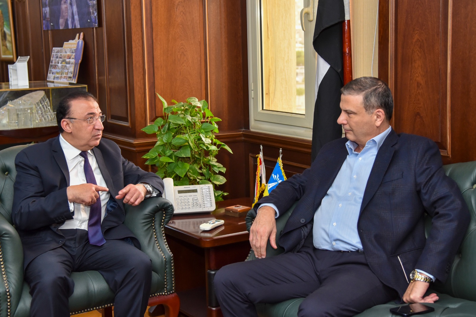 محافظ الإسكندرية يستقبل رئيس البنك الزراعي 