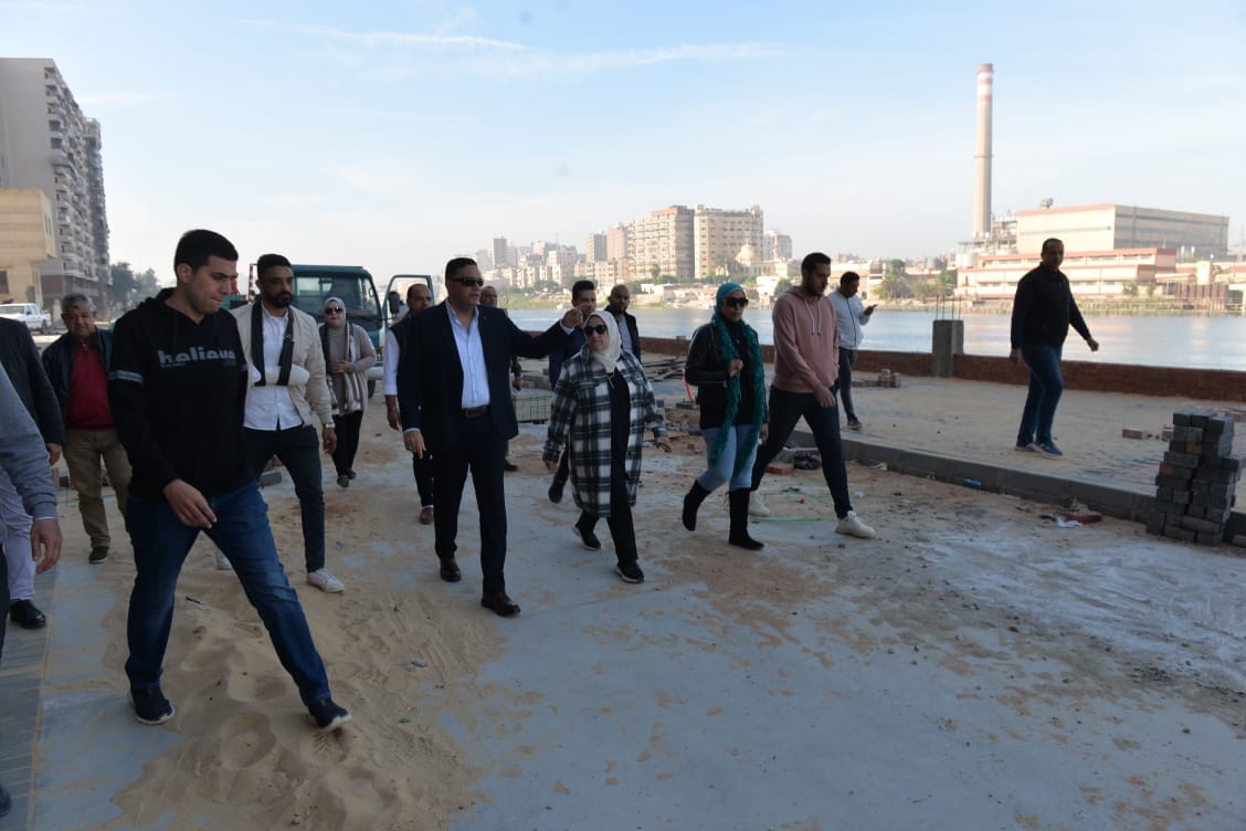 محافظ الدقهلية يتفقد أعمال الممشى السياحي