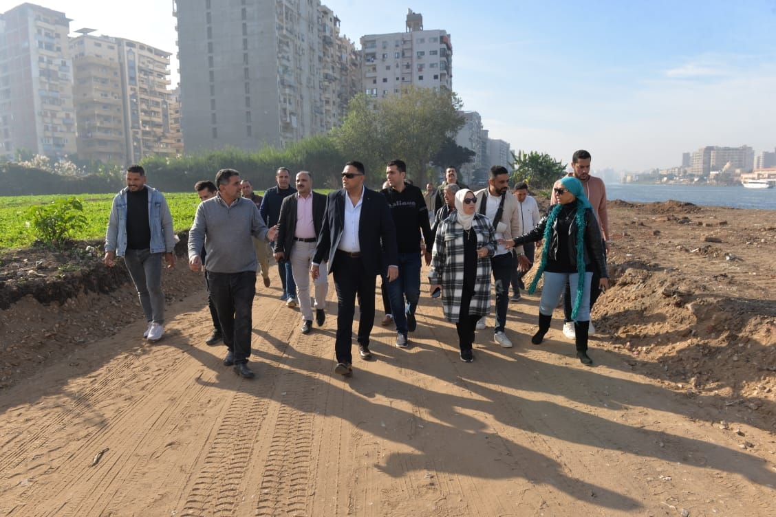 محافظ الدقهلية يتفقد أعمال الممشى السياحي