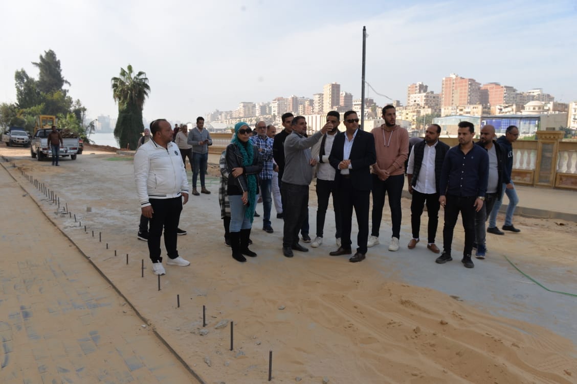 محافظ الدقهلية يتفقد أعمال الممشى السياحي