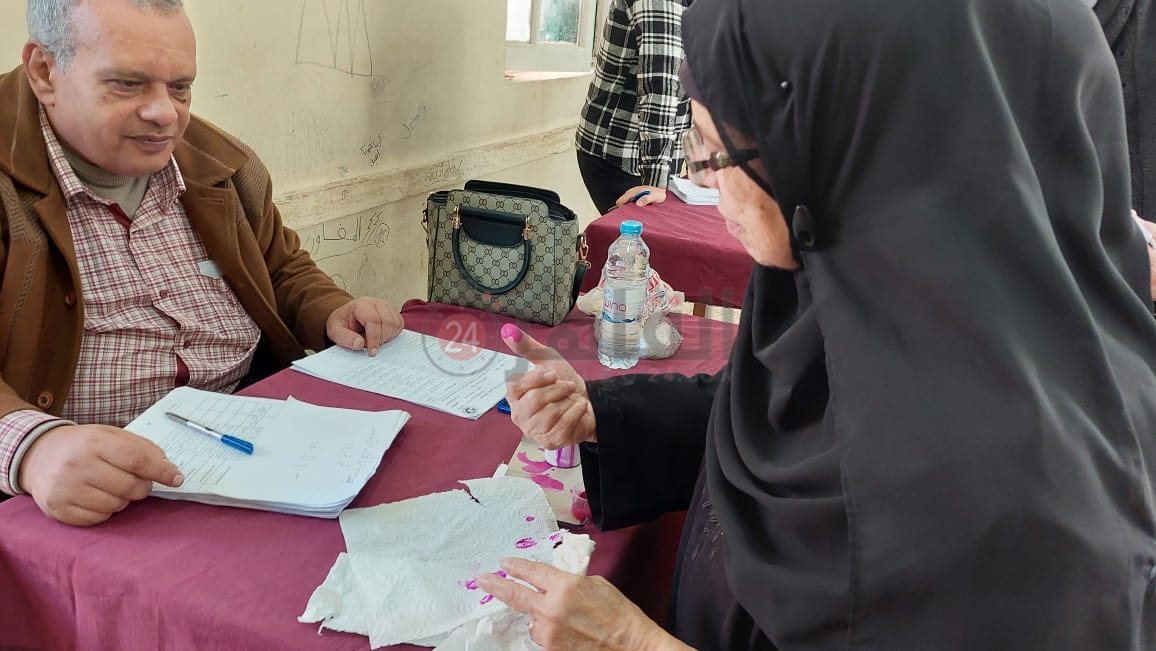 إقبال السيدات على التصويت في الدقهلية