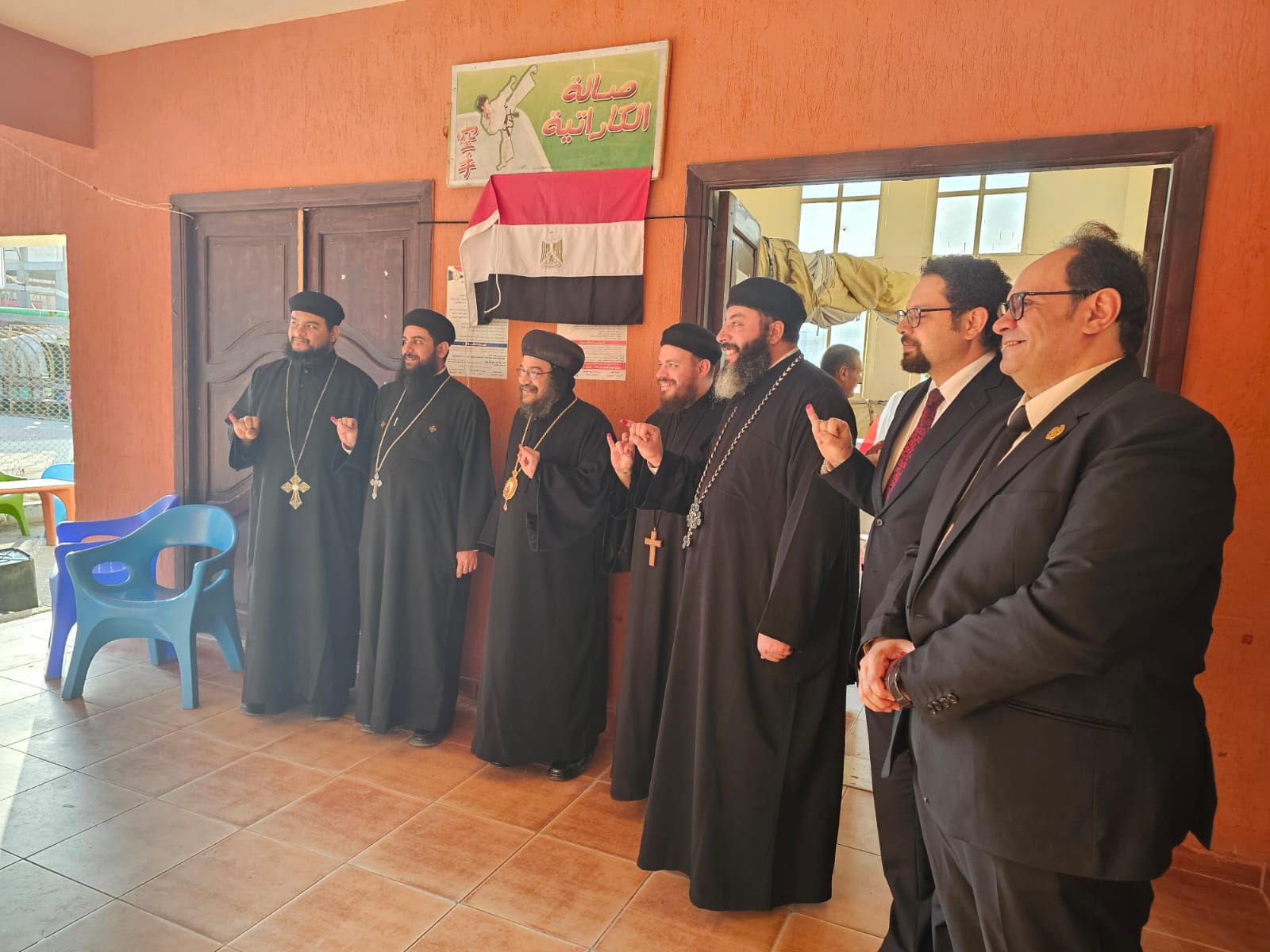 كهنة قطاع المنتزه يدلون بأصواتهم في الانتخابات الرئاسية 