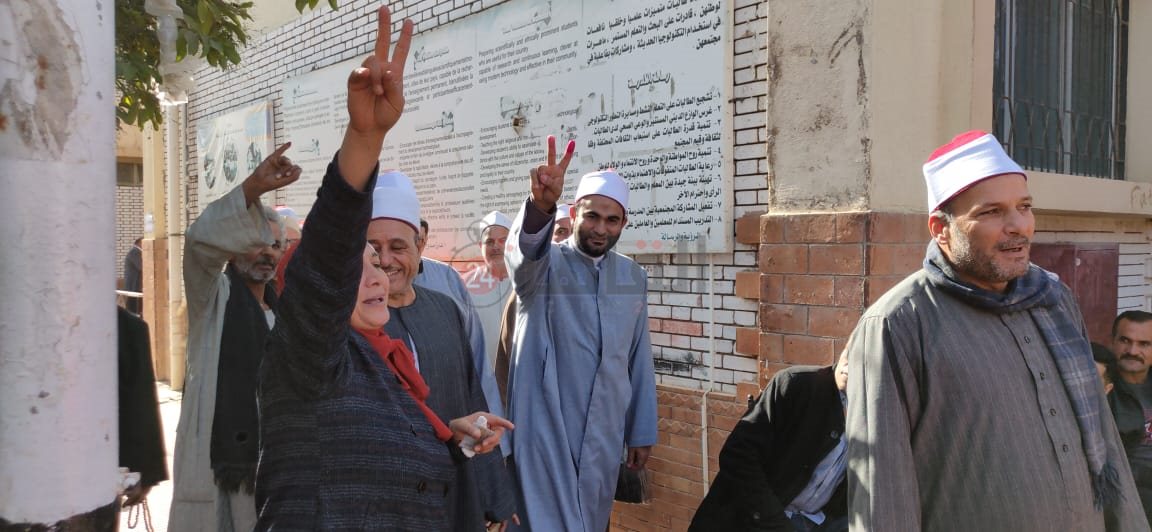 رجال الأزهر يدلون بأصواتهم في الانتخابات الرئاسية بالشرقية 04