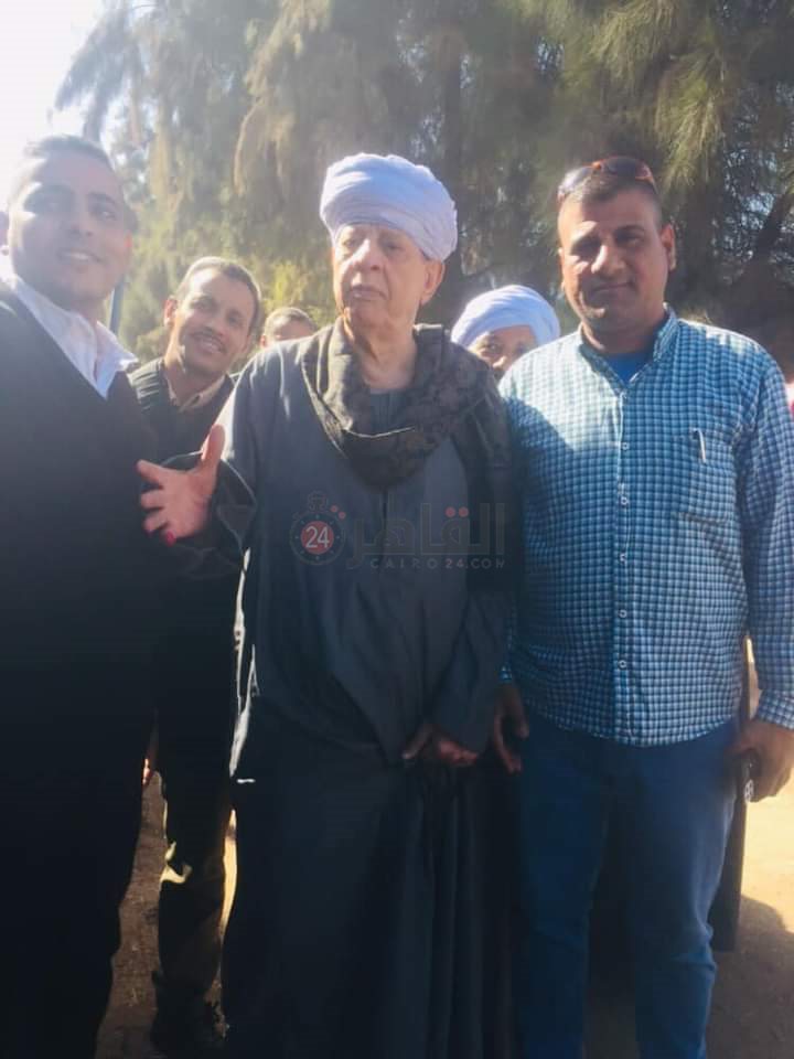 الشيخ ياسين التهامي يدلي بصوته في الانتخابات الرئاسية بلجنة الوافدين بأسيوط