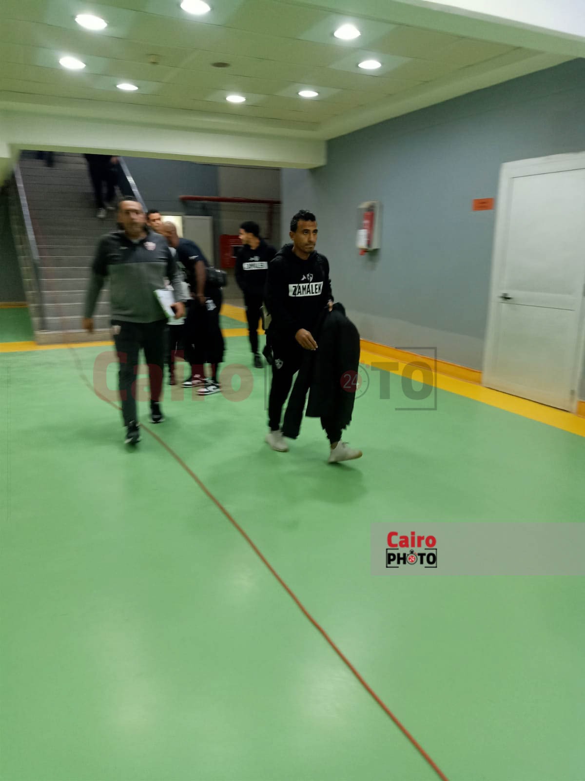 وصول فريق الزمالك لملعب برج العرب (10)