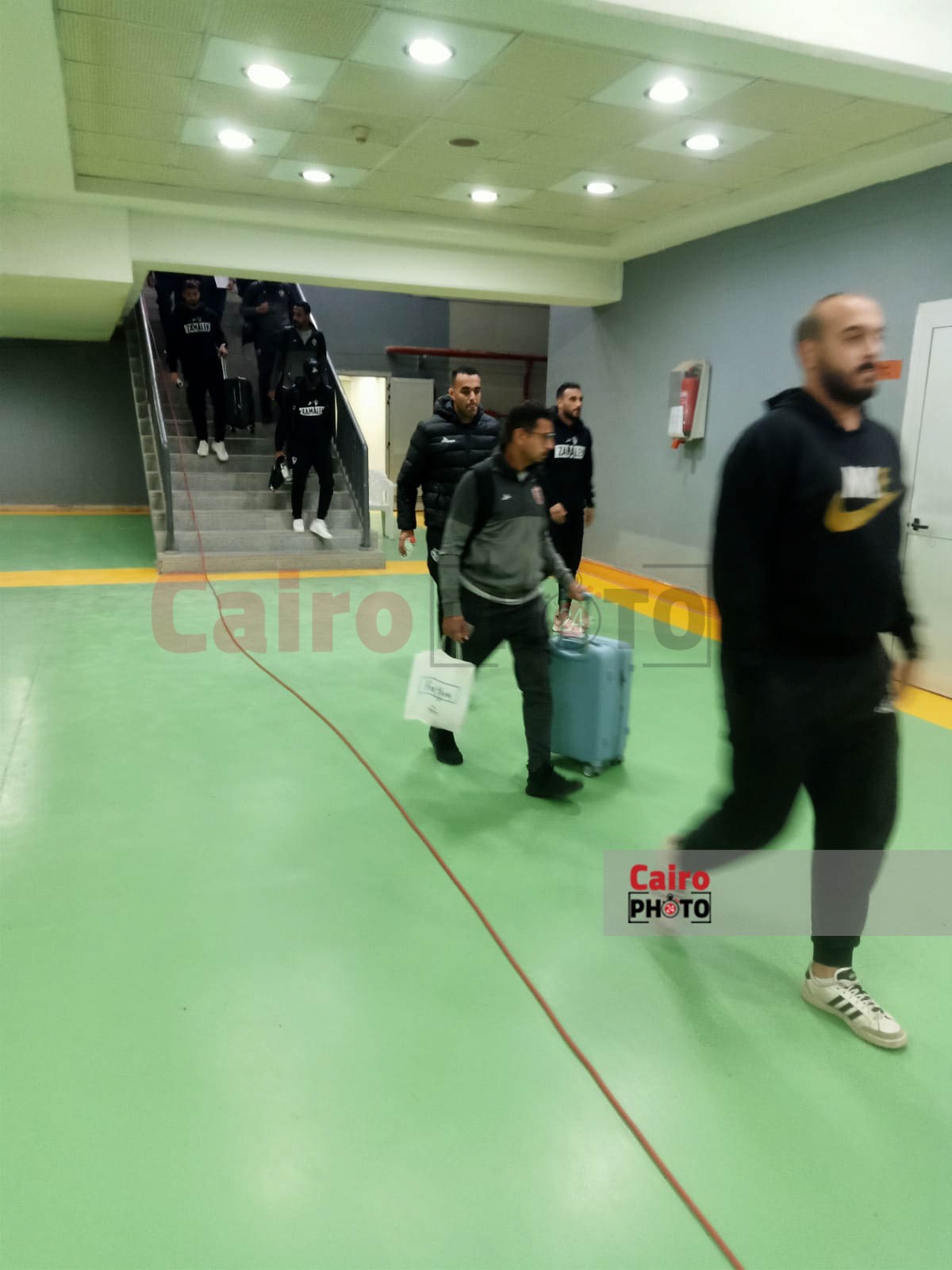 وصول فريق الزمالك لملعب برج العرب (13)
