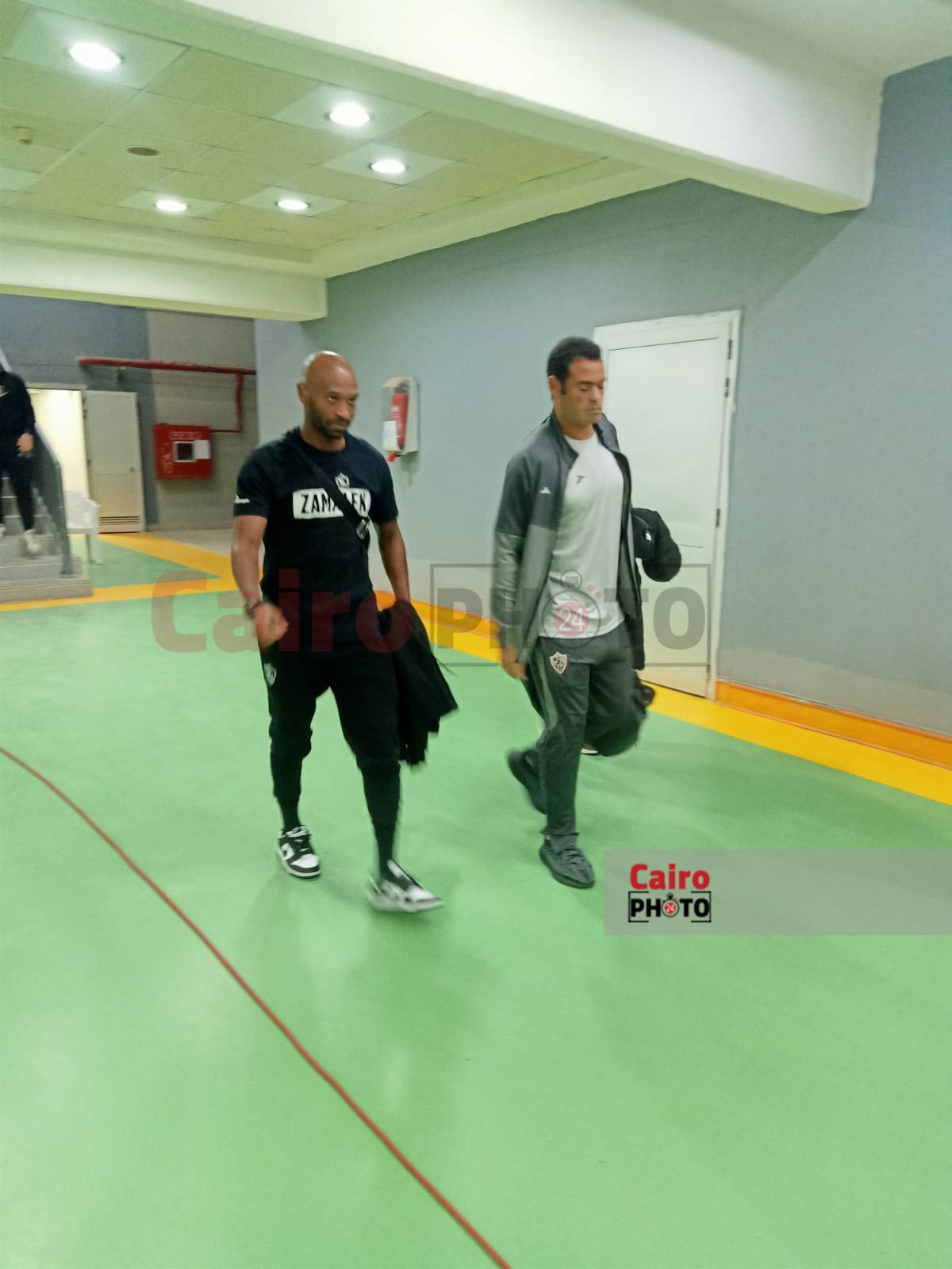 وصول فريق الزمالك لملعب برج العرب (17)
