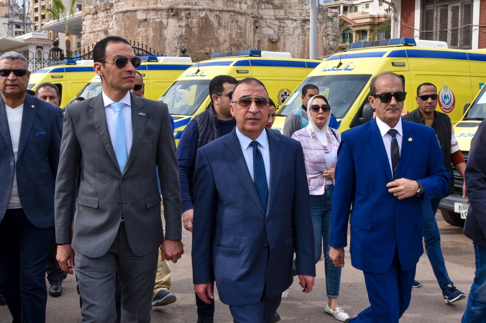 محافظ الإسكندرية يتفقد مركز السيطرة الموحد للشبكة الوطنية للطوارئ والسلامة العامة