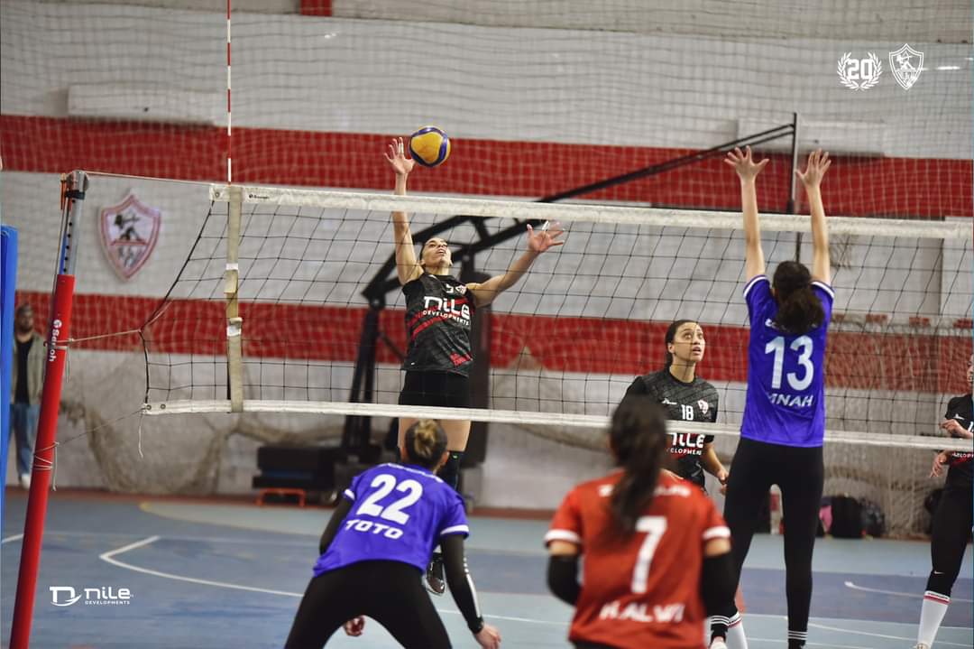 مباراة طائرة الزمالك وفريق أكتوبر (3)