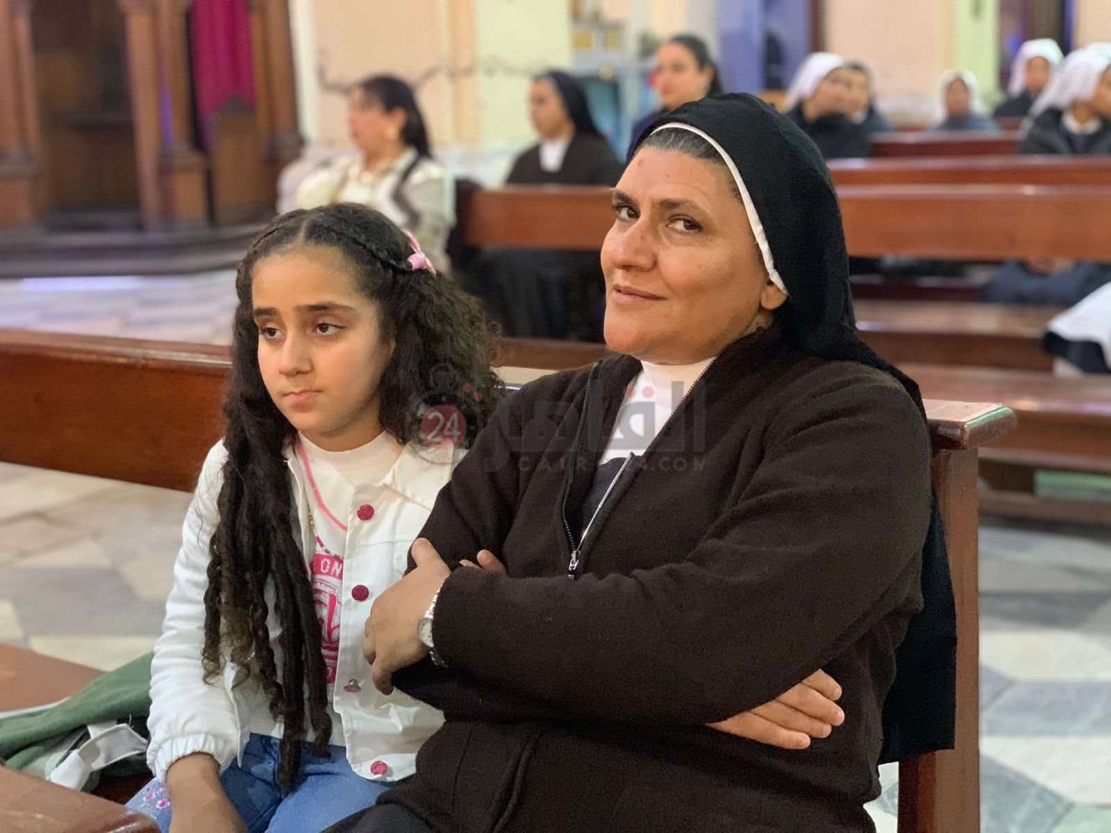 الأقباط الكاثوليك يحتفلون بعيد الميلاد المجيد ببورسعيد