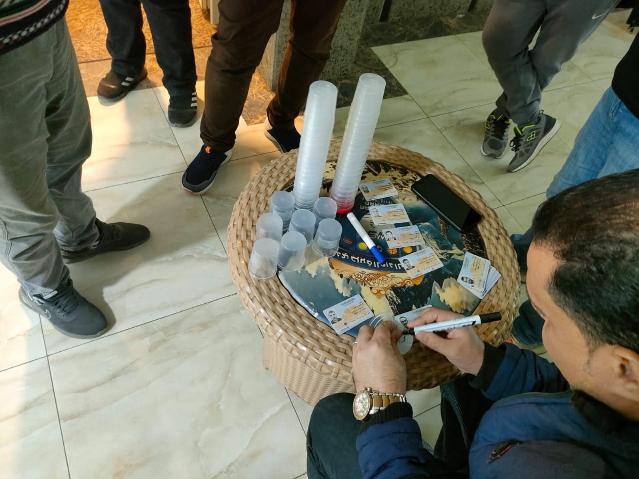 تحليل مخدرات للعاملين بنادي جزيرة الورد بالمنصورة