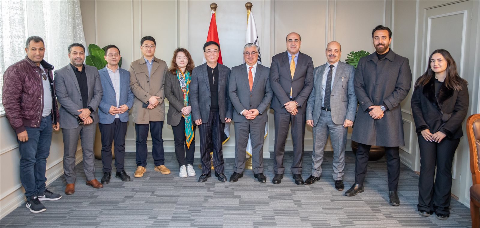 توقع عقد مشروع شركة هينيواى الصينية في منطقة القنطرة غرب الصناعية