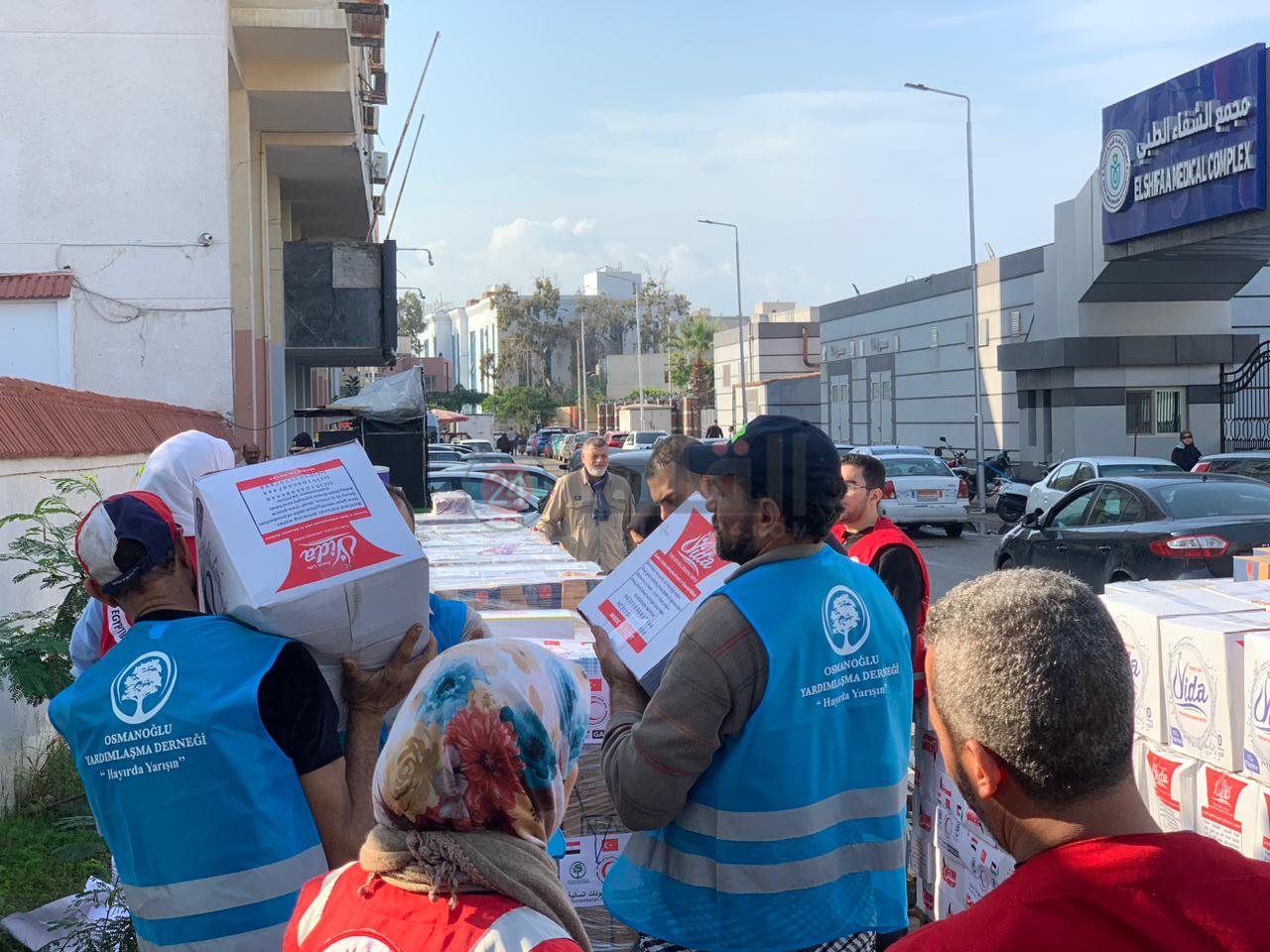 قوافل مساعدات غزة 